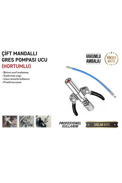 ÇIFT MANDALLI GRES POMPA UCU HORTUMLU