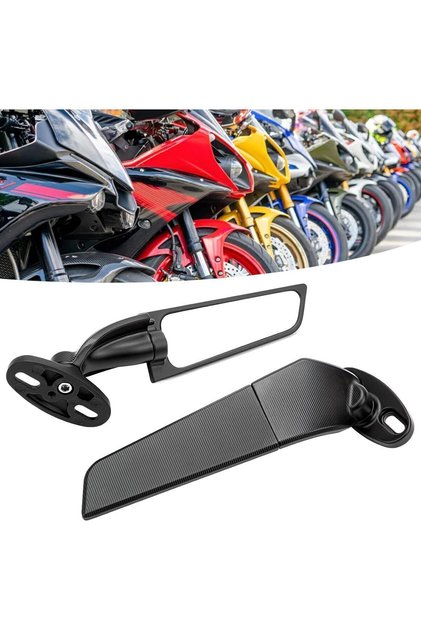 Motosiklet Yarasa Aynası Katlanır Ayna Rüzgar Kanat 130mm