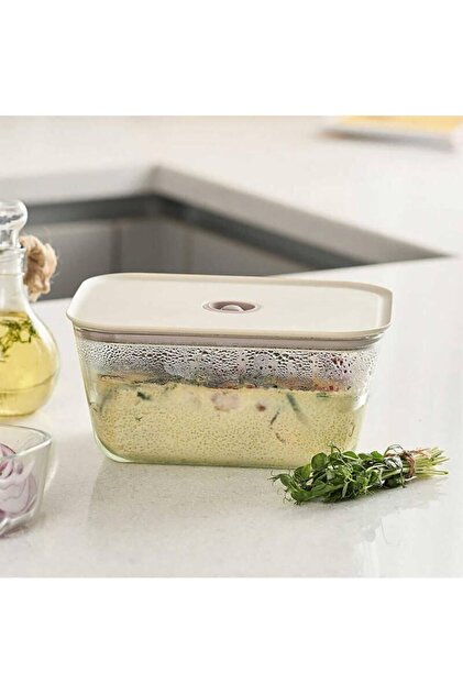 NEOFLAM Fika Clik Dikdörtgen Saklama Kabı Bej 4 Parça Set - Fiyatı