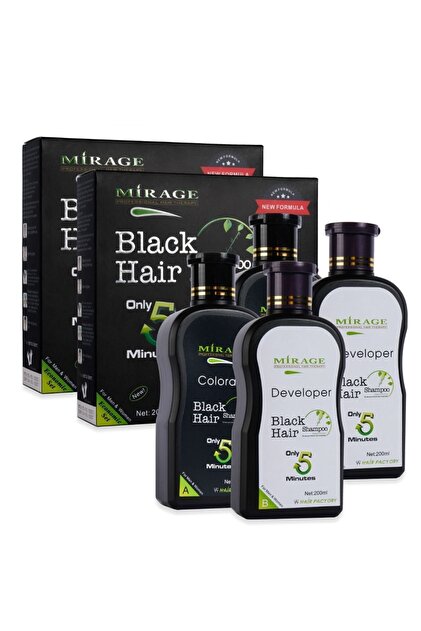 Mirage Black Hair Siyah Saç Şampuanı 2 Li Paket - Fiyatı, Yorumları