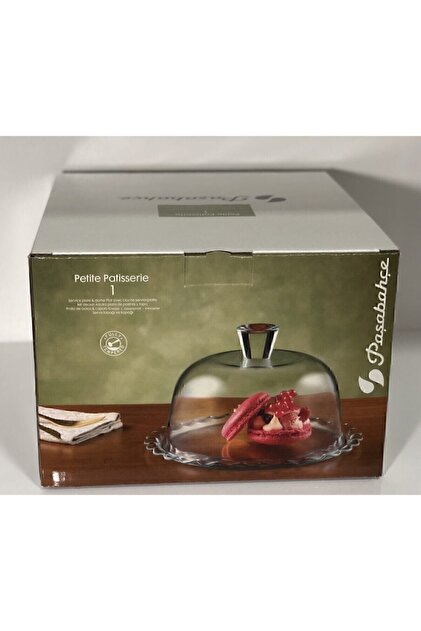☆パンケーキさま専用窓口☆ Paşabahçe Patisserie Kek Fanusu Cam Kapaklı Sunum Tabağı ( 96874