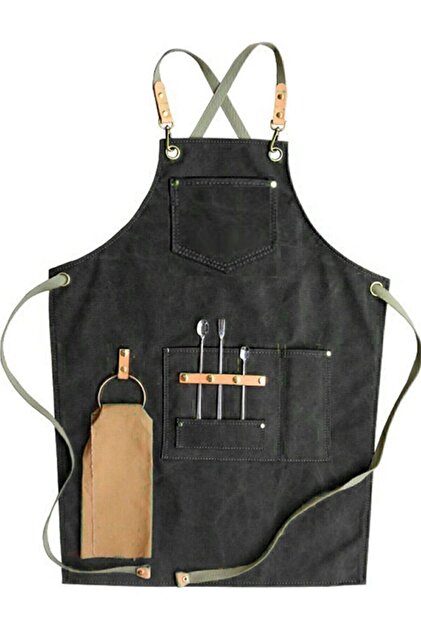 Neck Hanging Kitchen Apron Master Chef Barista Cafe Restaurant Chef Waiter Hairdresser Cook Apron