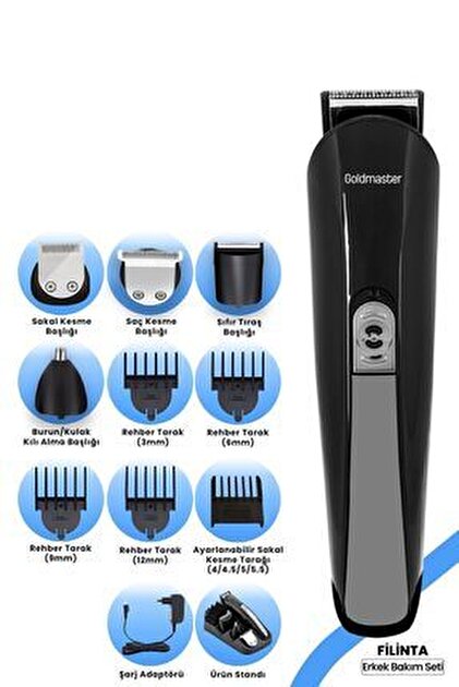 GoldMaster Ready 7 In 1 Islak Kuru Ipx5 Su Geçirmez 20 Kademeli