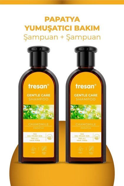 Papatya Softening Care Shampoo 300 ml X 2 Pieces