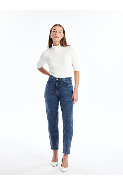 LC Waikiki Lcwk Mom Fit Kadın Jean Pantolon