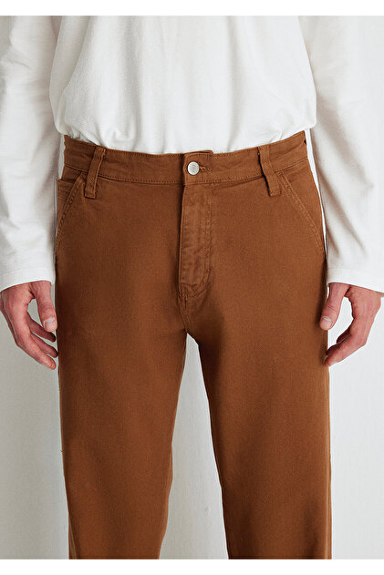 Mavi Oxford MV91 Street Kahve Kanvas Jean Pantolon 0010069-87182