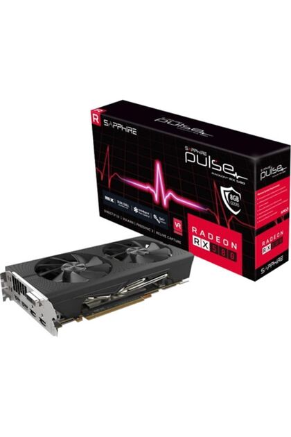 Sapphire Rx 580 Pulse Oc 8gb Gddr5 256bit Dx12 Amd Radeon Ekran