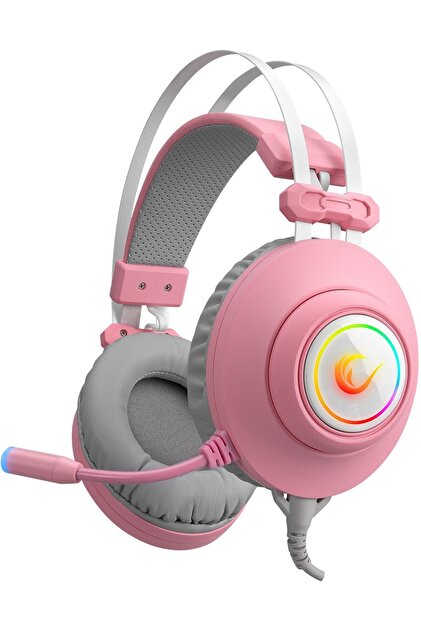 Rampage Rm-k1 Pulsar Pembe Usb 7.1 Surround Titreşim Rgb Işık