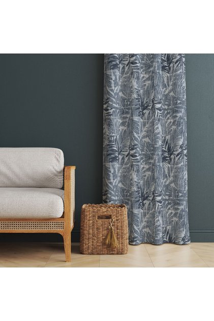 Digital printed backdrop curtain single wing 140 x 260 cm Edge Folded Stitched