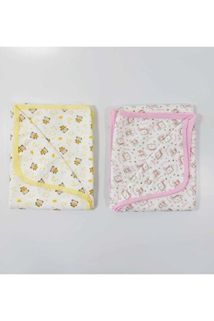 Baby Single Layer Combed Cotton 2 Piece Blanket 80X90 cm 1104