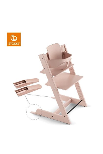 Stokke Tripp Trap Mama Sandalyesi Bebek Seti, Serene Pink - Fiyatı