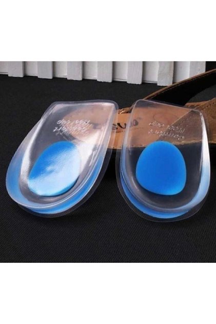 Heel Spur Insoles Orthopedic Silicone Heel Pad Hidden Gel Cushion