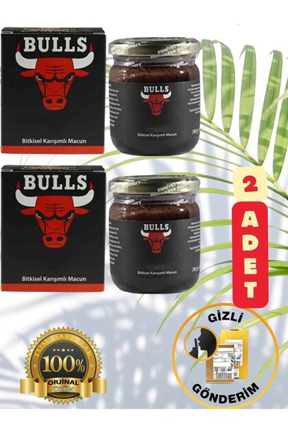 Bitkisel Bulls Macun X 2 Adet Gizlipaket Sertlestiricili2 Geciktiricili2 Performans/güç