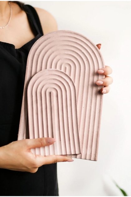2-Piece PUDRA Presentation Tray Belt Decorative Tray