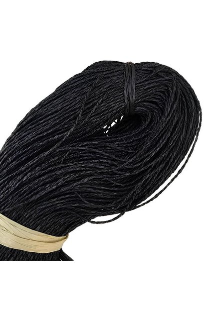 Kağıt Ip Çanta Ipi Siyah Renk 340-400 gr Arası Çile
