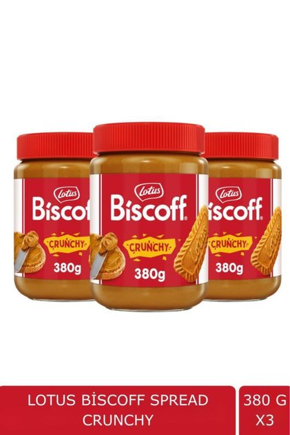 Biscoff Bisküvi Ezmesi 380 g 3 Adet