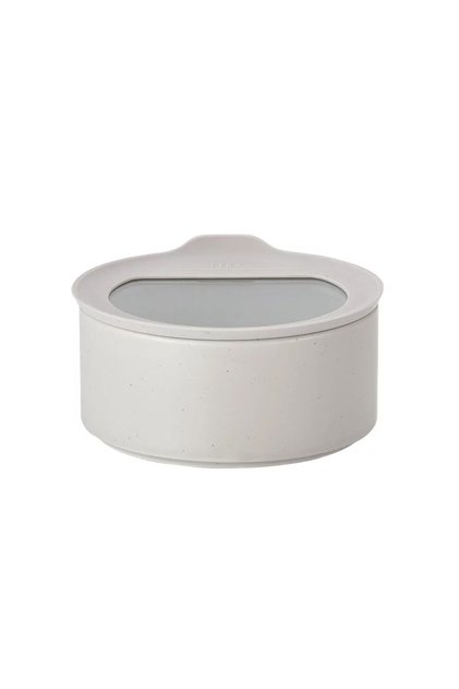 Fika One Seramik Saklama Kabı 600Ml Buz Beyaz