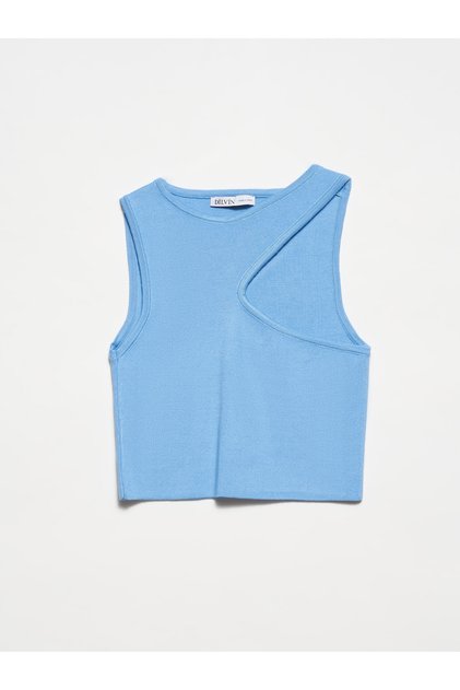 Crew Neck Front Low-cut Neck Sweater
