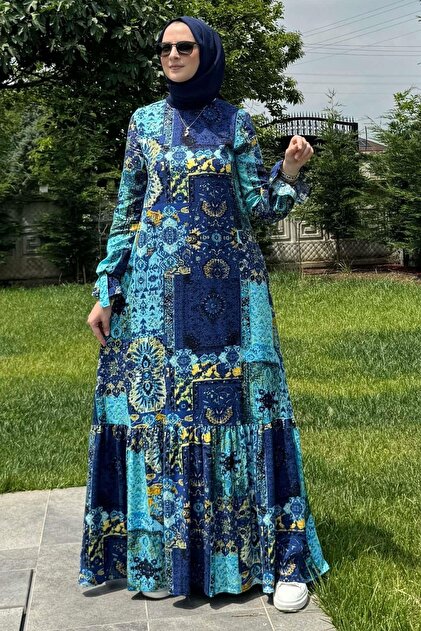 Nehir Dress Cobalt Blue