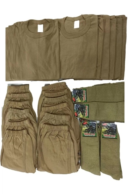 Soldier Underwear Undershirt Set 12 Pcs And Socks