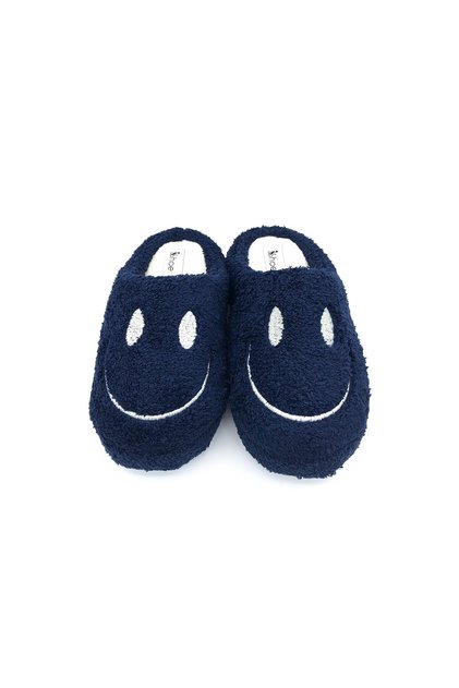 Papuci de casă pentru femei Smiley bleumarin