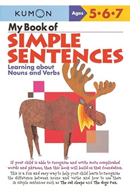 My Book Of Simple Sentences Nouns And Verbs