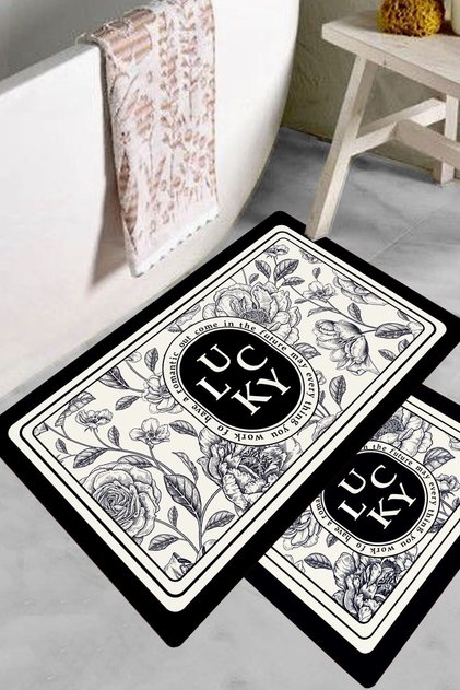 Chancy 2-Piece Bathroom Rug Set