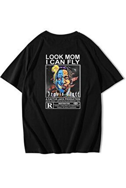 BRZ COLLECTION Unisex Oversize Travis Scott Cactus Jack T-shirt