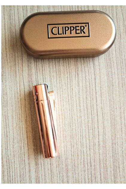 Clipper Metal Kutulu Şık Zarif Hediyelik Taşlı Çakmak - Fiyatı