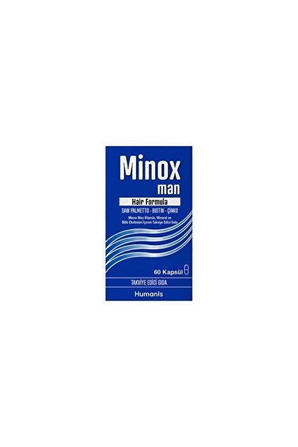 MİNOX Minox Man Saç Vitamini, Çinko, Biotin, Keratin, Xpecia, Aga
