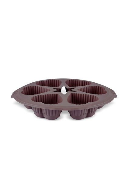 Harmony 6-Piece Heart Silicone Muffin Mold 28 cm