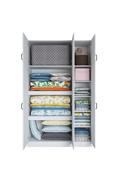 Rani Mobilya Rani Ba104 Yüklük 6 Kapaklı Yatak Yorgan Yastık