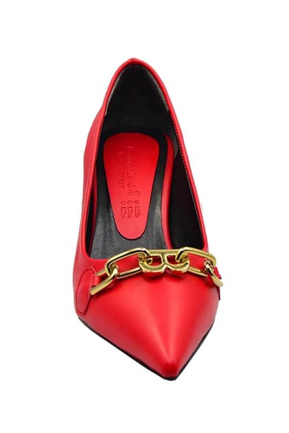 Women's Heeled Stiletto Chain Accessory Shoes