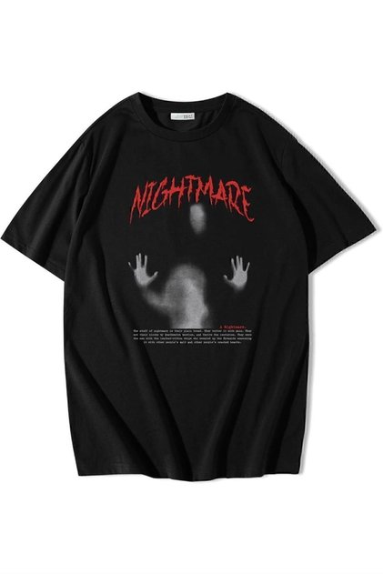 Oversize Unisex Nightmare T-shirt