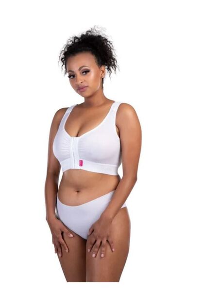 Medical Bra, Sports Bra, Front Opening, No Support, No Underwire, Post-Surgical Bra