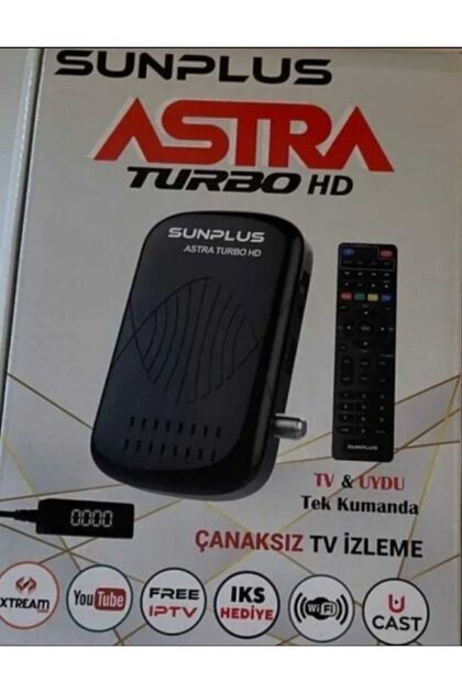 Sunplus Astra Turbo Full Hd Çanaksız Uydu Alıcı Wıfı Youtube- Iks