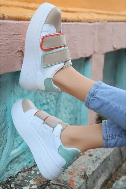 Milano Sole Lightweight Orthopedic Velcro Sports Shoes