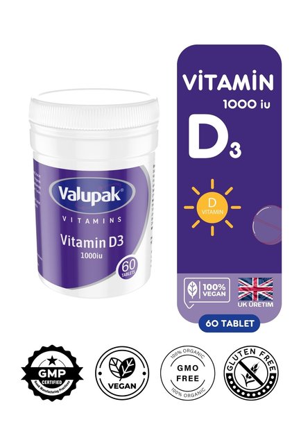 Vitamin D3 60 Tablet