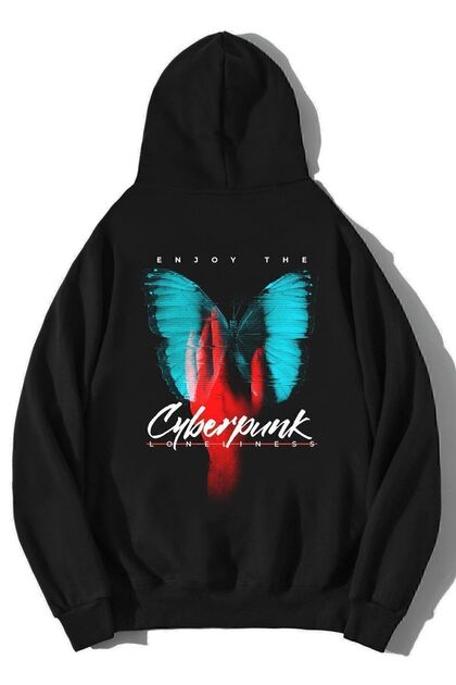 Unisex Oversize Enjoy The Cyberpunk Hoodie