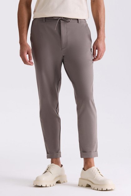 Toprak Comfort Fit Elastic Waist Sports Jogger Trousers