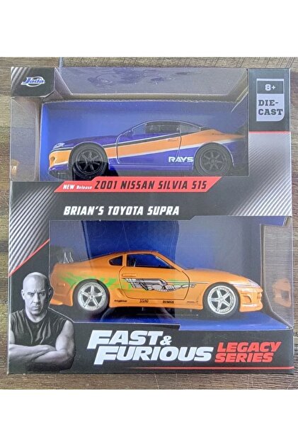 Jada Fast & Furious Legacy Series 2001 Nissan Silvia S15 & Toyota