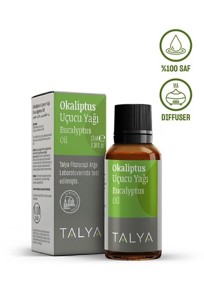 Okaliptus Uçucu Yağı (Eucalyptus Essential Oil), %100 Saf ve Doğal, 10 ml