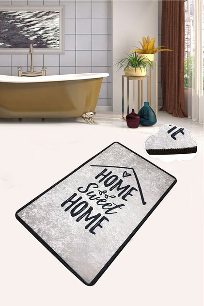 Casa 70X120 cm Bathroom Carpet Mat Non-Slip Base Washable