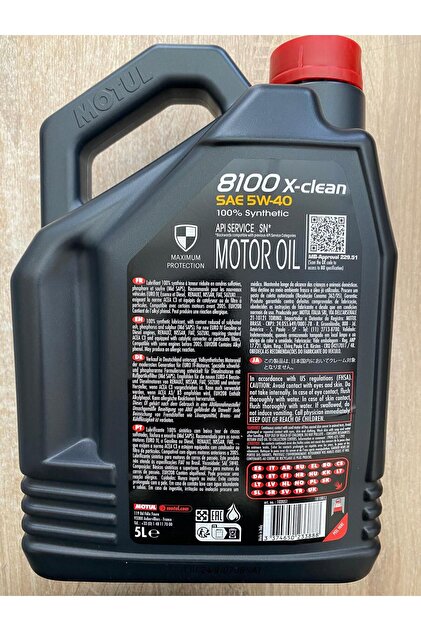 Motul 8100 X-clean 5w40 5 Litre - Fiyatı, Yorumları