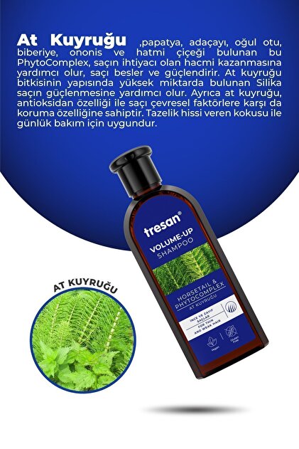 Tresan At Kuyruğu & Phytocomplex Hacimlendirici Bakım Şampuanı