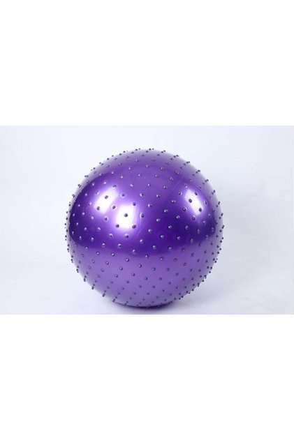 Acupuncture Massage Feature Spiky 65 Cm Purple Pilates Ball Pump Gift