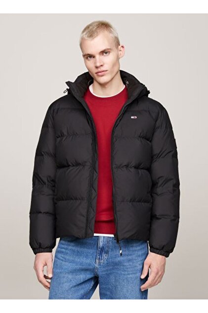 ★t mm★ Tommy Jeans Siyah Erkek Mont DM0DM19786BDS ESSENTIAL DOWN - Fiyatı