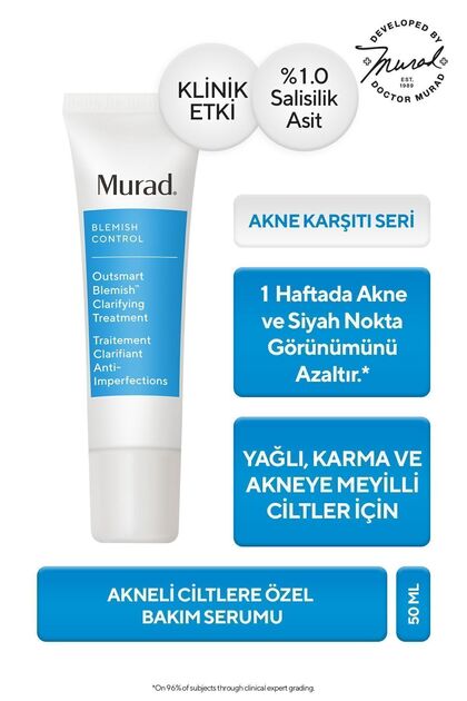 Sivilceli Ciltlere Özel Bakım Serumu - Outsmart Clarifying Treatment 50ml