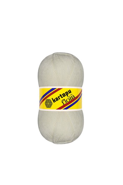 Flora K013 Ekru El Örgü Patik Ipi 100gr
