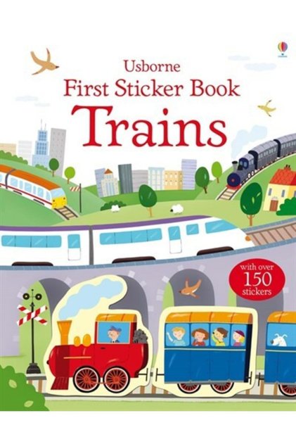 First Sticker Book Trains